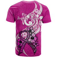 Polynesia Breast Cancer Awareness T Shirt Think Pink Polynesian Ribbon White Version LT14 - Polynesian Pride
