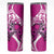 Polynesia Breast Cancer Awareness Skinny Tumbler Think Pink Polynesian Ribbon White Version