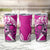 Polynesia Breast Cancer Awareness Tumbler Cup Think Pink Polynesian Ribbon White Version