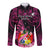 presonalised-tonga-breast-cancer-awareness-long-sleeve-button-shirt-pink-ribbon-brave-strong-warrior-tongan-ngatu-pattern