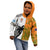 Fiji And Australia Rugby Kid Hoodie 2023 World Cup Aboriginal Mix Tapa Pattern LT14 - Polynesian Pride