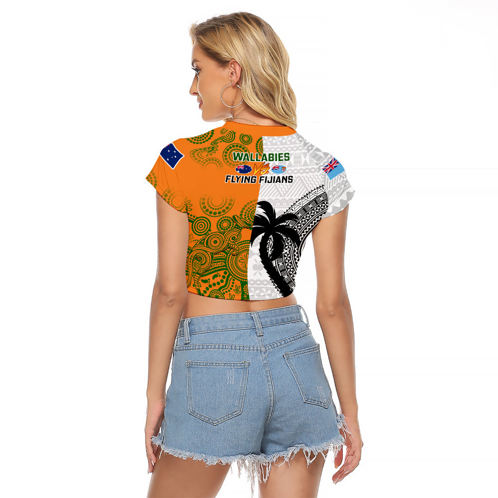 fiji-and-australia-rugby-raglan-cropped-t-shirt-2023-world-cup-aboriginal-mix-tapa-pattern