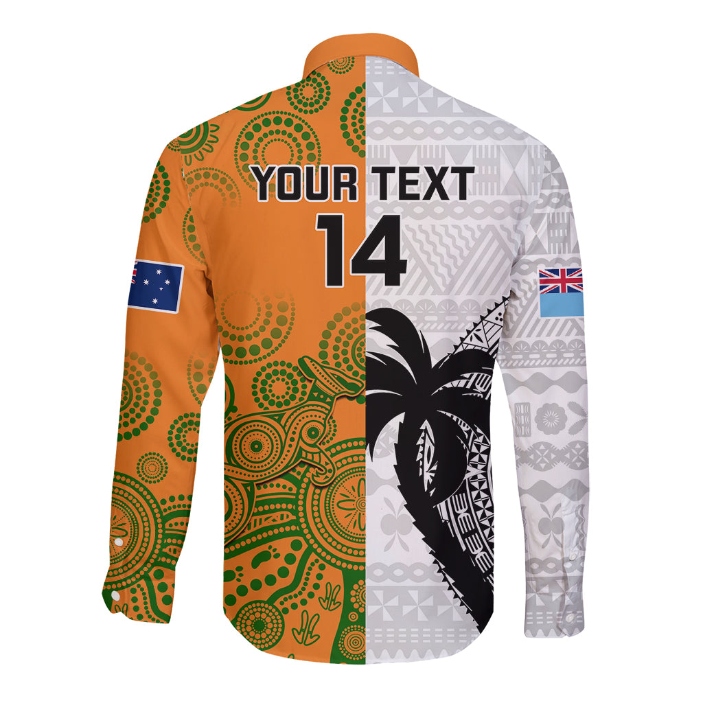 custom-fiji-and-australia-rugby-long-sleeve-button-shirt-2023-world-cup-aboriginal-mix-tapa-pattern
