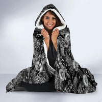 Hawaii Christmas Hooded Blanket Tropical Style With Coat Of Arms LT14 - Polynesian Pride