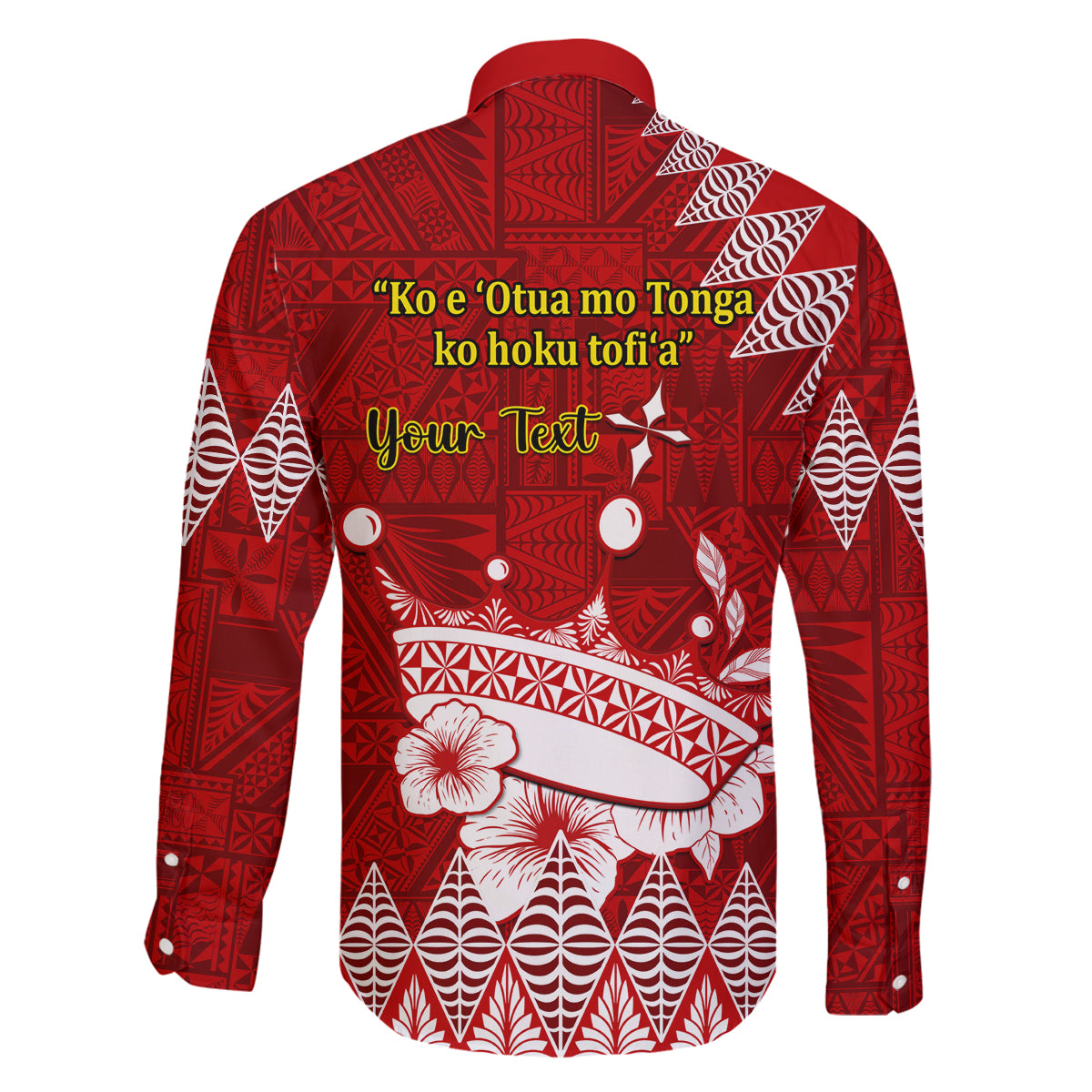 Personalised Tonga King Tupou I Day Family Matching Puletasi Dress and Hawaiian Shirt Tongan Ngatu Pattern With Crown LT14 - Polynesian Pride