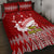 Tonga King Tupou I Day Quilt Bed Set Tongan Ngatu Pattern With Crown LT14 - Polynesian Pride