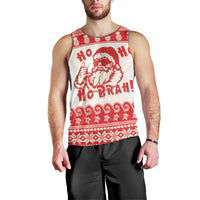 Red Mele Kalikimaka Hawaii Men Tank Top Funny Ho Ho Ho Santa Shaka - Polynesian Pride