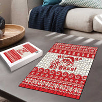 Red Mele Kalikimaka Hawaii Puzzle Funny Ho Ho Ho Santa Shaka - Polynesian Pride