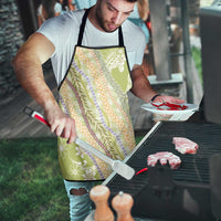 Green Palaka Hawaii Leis Apron Hawaiian-plaid Elegant Tropical Vibes - Polynesian Pride