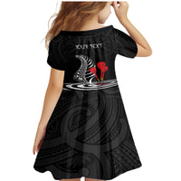 Personalised New Zealand Darts Family Matching Mermaid Dress and Hawaiian Shirt Aotearoa Maori Fern Bring It On LT14 - Polynesian Pride