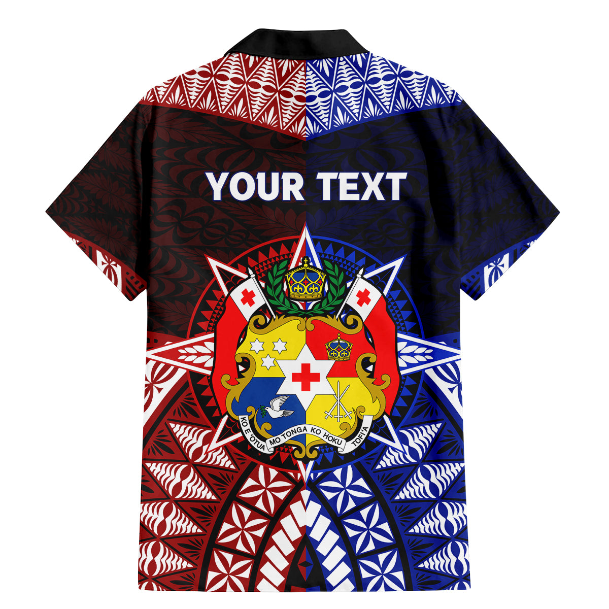 Personalised Tupou College And Kolisi Tonga Atele Family Matching Mermaid Dress and Hawaiian Shirt Tongan Ngatu Pattern LT14 - Polynesian Pride