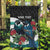 Personalised Valentine's Day New Zealand Garden Flag Tui Bird Couple Kowhaiwhai Mix Pohutukawa