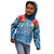 Fiji Day Kid Hoodie Happy 54 Years Of Independence Tapa Pattern Blue