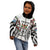 Fiji Day Kid Hoodie Happy 54 Years Of Independence Tapa Pattern White