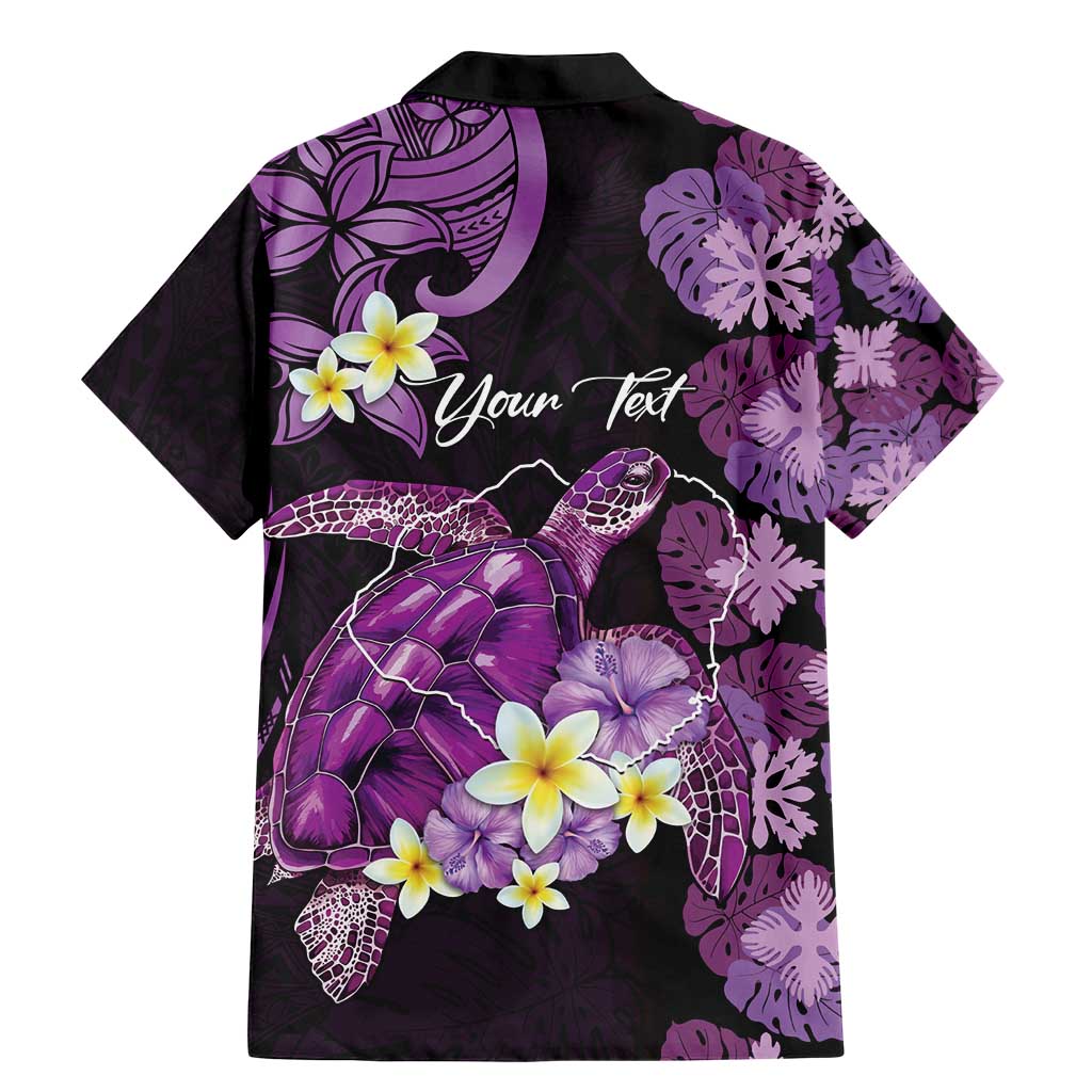 Personalised Aloha Hawaii Kauai Island Family Matching Mermaid Dress and Hawaiian Shirt Garden Isle Map Sea Turtle Plumeria