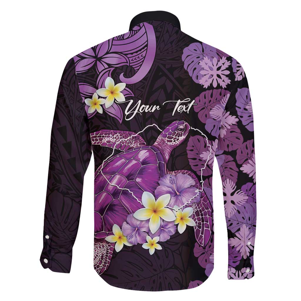 Personalised Aloha Hawaii Kauai Island Family Matching Mermaid Dress and Hawaiian Shirt Garden Isle Map Sea Turtle Plumeria