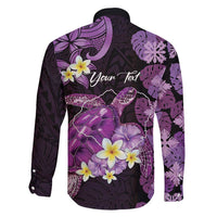 Personalised Aloha Hawaii Kauai Island Family Matching Short Sleeve Bodycon Dress and Hawaiian Shirt Garden Isle Map Sea Turtle Plumeria