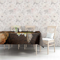 Personalised Aloha Hawaii Lanai Island Tablecloth Pineapple Isle Map Sea Turtle Plumeria