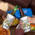 Personalised Aloha Hawaii Niihau Island 4 in 1 Can Cooler Tumbler Forbidden Isle Map Shell Lei
