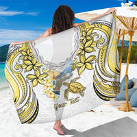 Personalised Aloha Hawaii Niihau Island Sarong Forbidden Isle Map Shell Lei