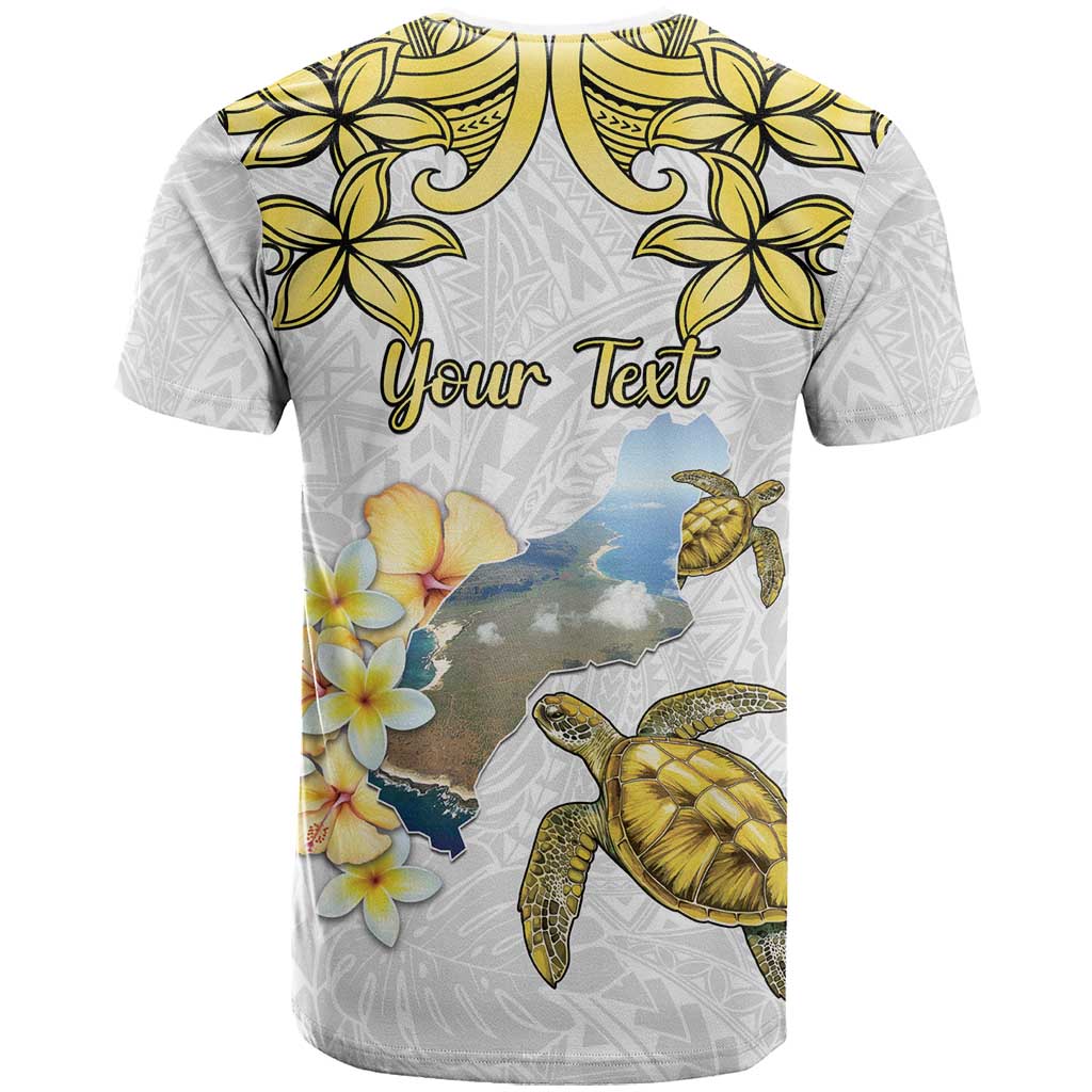 Personalised Aloha Hawaii Niihau Island T Shirt Forbidden Isle Map Shell Lei