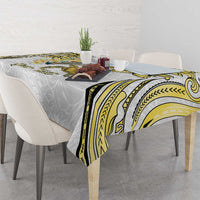 Personalised Aloha Hawaii Niihau Island Tablecloth Forbidden Isle Map Shell Lei