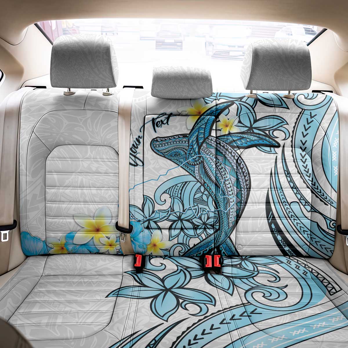 Personalised Aloha Hawaii Kahoolawe Island Back Car Seat Cover Target Isle Map With Humpback Whale