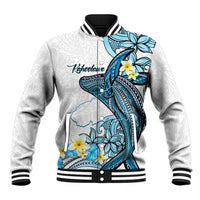 Personalised Aloha Hawaii Kahoolawe Island Baseball Jacket Target Isle Map With Humpback Whale