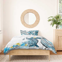 Personalised Aloha Hawaii Kahoolawe Island Bedding Set Target Isle Map With Humpback Whale