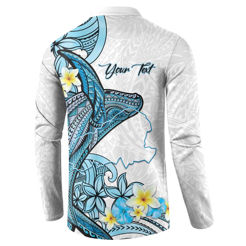 Personalised Aloha Hawaii Kahoolawe Island Button Sweatshirt Target Isle Map With Humpback Whale