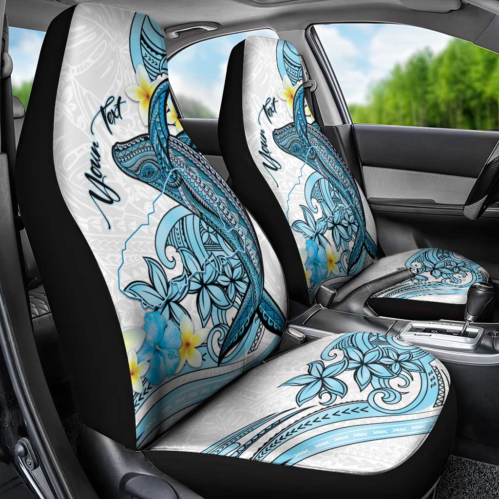 Personalised Aloha Hawaii Kahoolawe Island Car Seat Cover Target Isle Map With Humpback Whale
