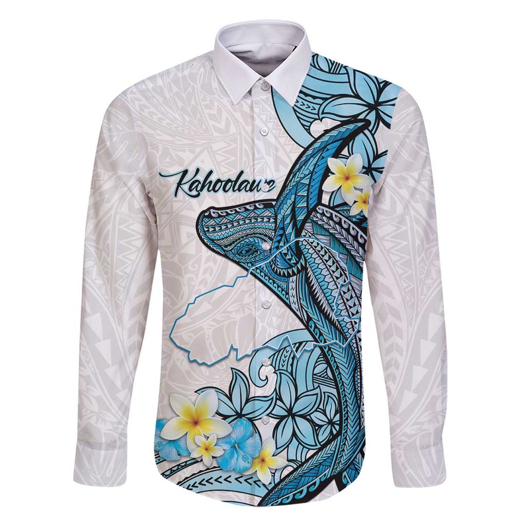 Personalised Aloha Hawaii Kahoolawe Island Family Matching Off Shoulder Maxi Dress and Hawaiian Shirt Target Isle Map With Humpback Whale