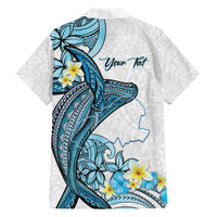 Personalised Aloha Hawaii Kahoolawe Island Family Matching Summer Maxi Dress and Hawaiian Shirt Target Isle Map With Humpback Whale