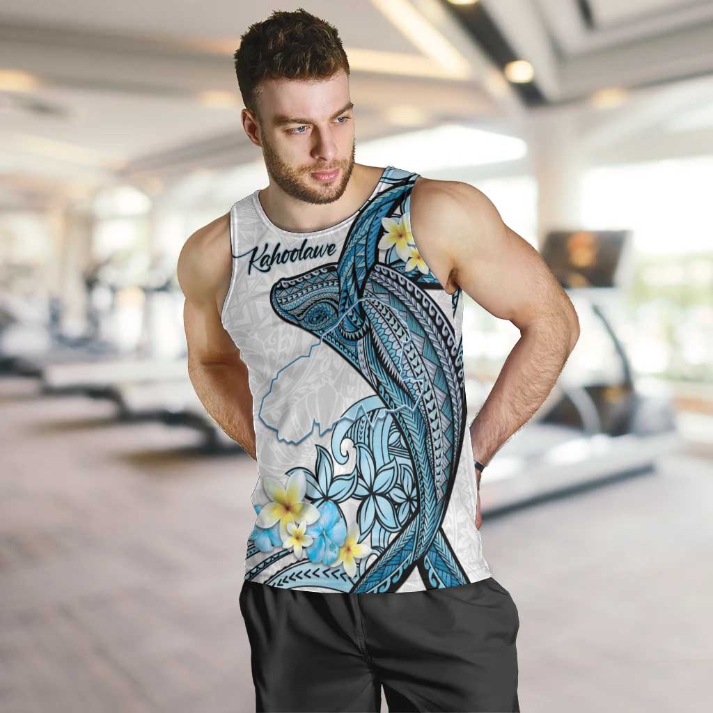 Personalised Aloha Hawaii Kahoolawe Island Men Tank Top Target Isle Map With Humpback Whale