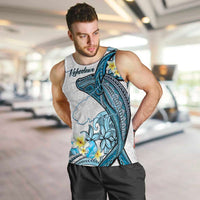 Personalised Aloha Hawaii Kahoolawe Island Men Tank Top Target Isle Map With Humpback Whale