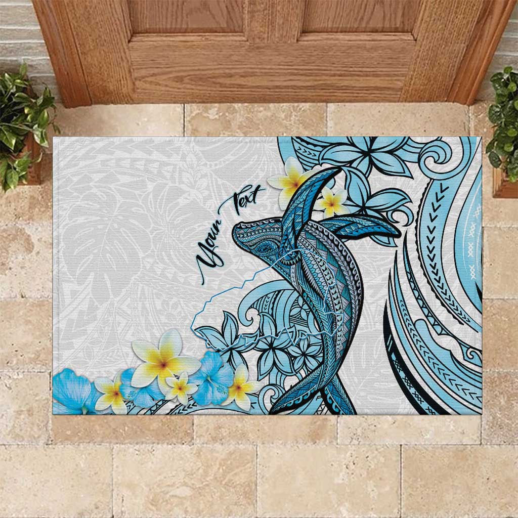 Personalised Aloha Hawaii Kahoolawe Island Rubber Doormat Target Isle Map With Humpback Whale