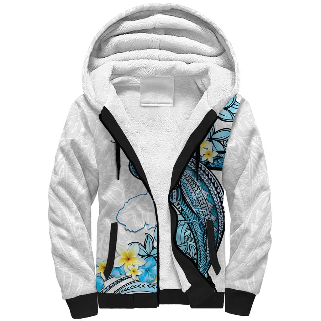 Personalised Aloha Hawaii Kahoolawe Island Sherpa Hoodie Target Isle Map With Humpback Whale