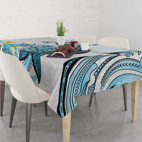 Personalised Aloha Hawaii Kahoolawe Island Tablecloth Target Isle Map With Humpback Whale