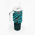 Matariki New Zealand Tumbler With Handle Maori New Year Tiki Turquoise Version