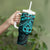 Matariki New Zealand Tumbler With Handle Maori New Year Tiki Turquoise Version