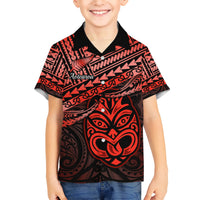 Personalised Matariki New Zealand Hawaiian Shirt Maori New Year Tiki Red Version LT14
