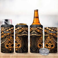 Matariki New Zealand 4 in 1 Can Cooler Tumbler Maori New Year Tiki Gold Version