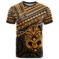 Matariki New Zealand T Shirt Maori New Year Tiki Gold Version LT14 Gold - Polynesian Pride