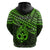 Custom Matariki New Zealand Hoodie Maori New Year Tiki Green Version LT14