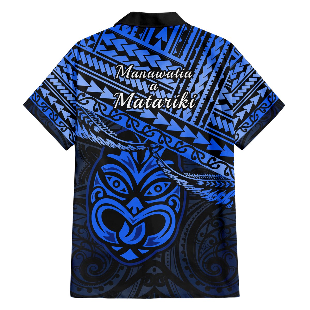 Matariki New Zealand Hawaiian Shirt Maori New Year Tiki Blue Version LT14 - Polynesian Pride