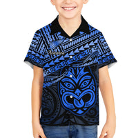 Matariki New Zealand Hawaiian Shirt Maori New Year Tiki Blue Version LT14 - Polynesian Pride