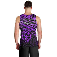 Matariki New Zealand Men Tank Top Maori New Year Tiki Purple Version LT14 - Polynesian Pride