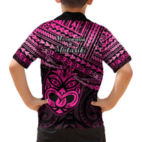 Matariki New Zealand Hawaiian Shirt Maori New Year Tiki Pink Version LT14 - Polynesian Pride
