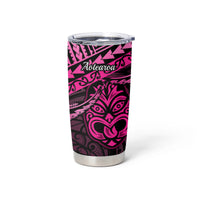 Matariki New Zealand Tumbler Cup Maori New Year Tiki Pink Version