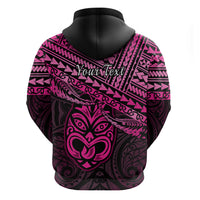 Custom Matariki New Zealand Hoodie Maori New Year Tiki Pink Version LT14 - Polynesian Pride